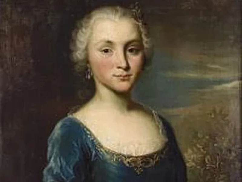 1723-Sigmund Barth - Ritratto di signora